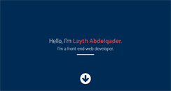 Desktop Screenshot of laythabdelqader.com