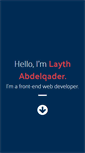 Mobile Screenshot of laythabdelqader.com